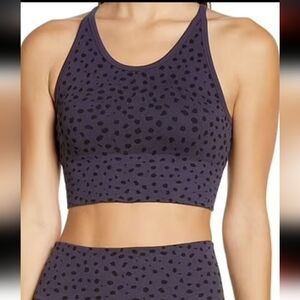 Zella Purple and Black Leggings